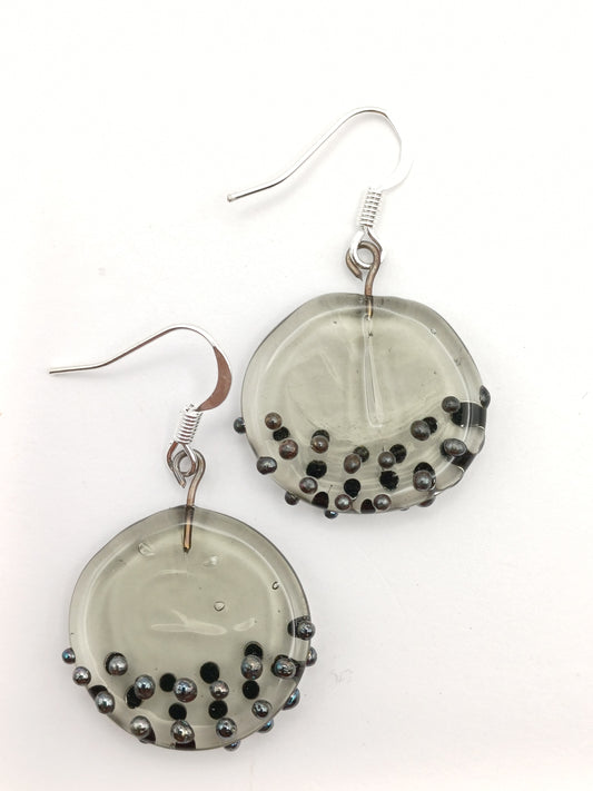 Boucles d'oreilles "pastille"