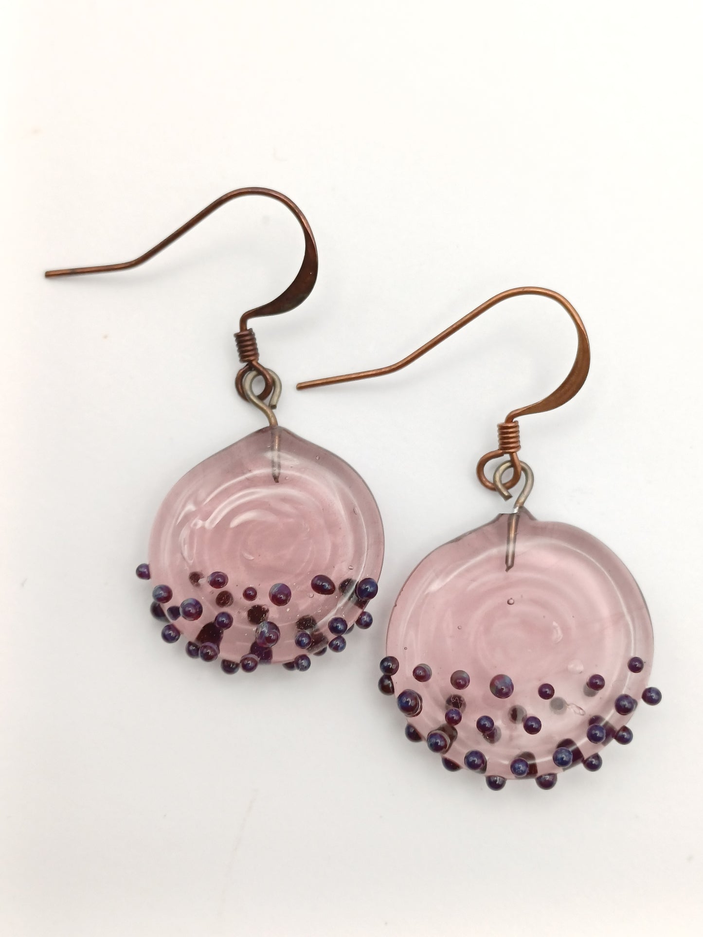 Boucles d'oreilles "pastille"