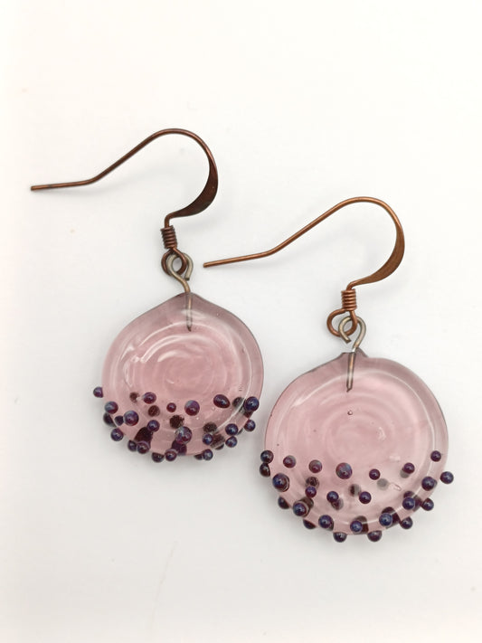 Boucles d'oreilles "pastille"