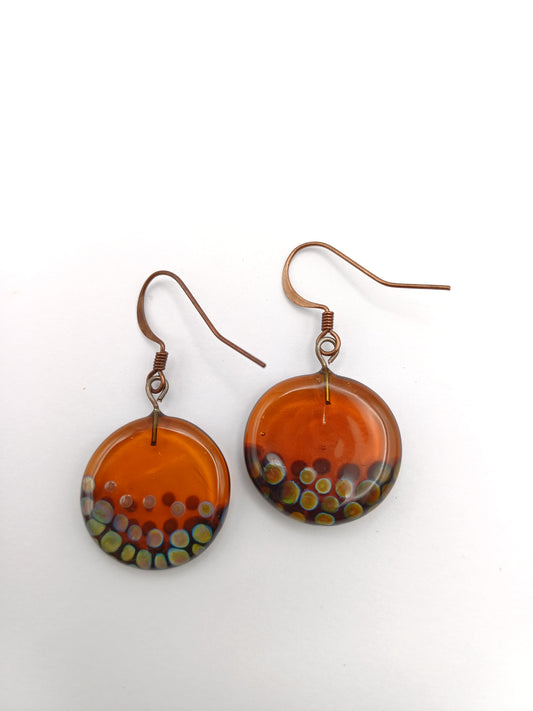 Boucles d'oreilles "pastilles"
