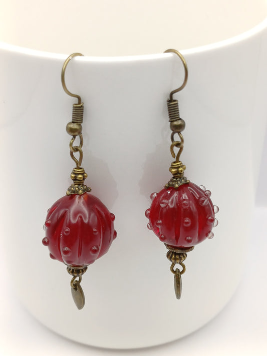 Boucles d'oreilles "baroques"