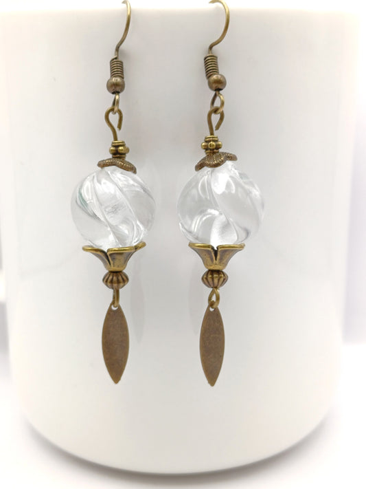 Boucles d'oreilles "baroques"