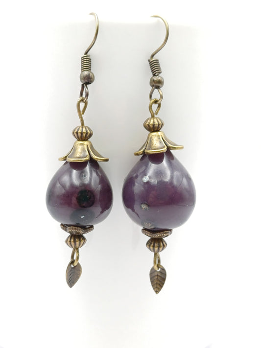 Boucles d'oreilles "baroques"